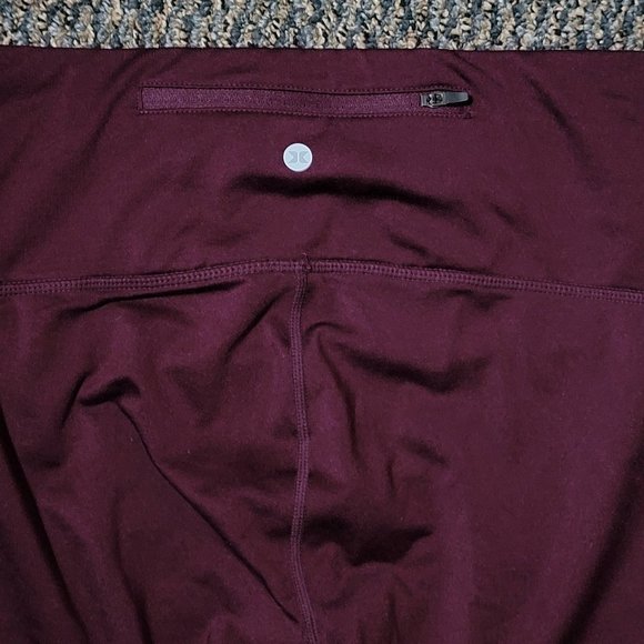 RBX Active Leggings Burgundy Size Medium - Picture 5 of 16